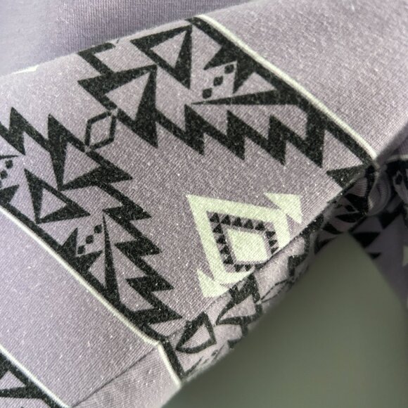 Pendleton Pajama Set Women L/XL Purple Southwestern Aztec Cozy Lounge Sleepwear - Picture 4 of 7